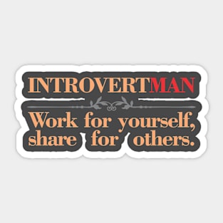 Introvert Sosial Interaction Sticker